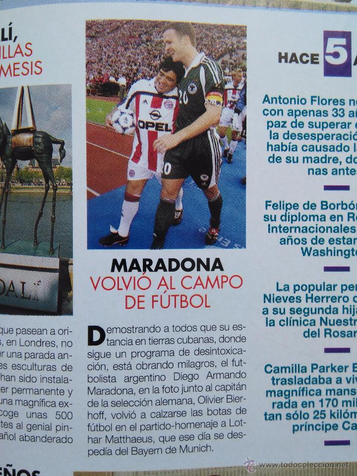 Coleccionismo de Revistas y Peri&oacute;dicos: recorte maradona