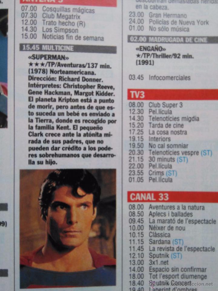 Coleccionismo de revistas y peri&oacute;dicos: recorte christopher reeve superman - Foto 1