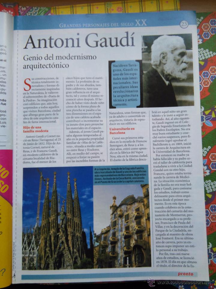 Coleccionismo de Revistas y Peri&oacute;dicos: recorte antonio gaudi
