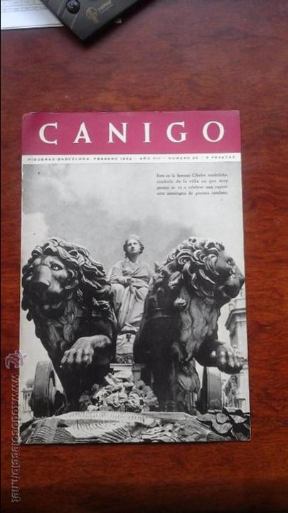 Collection Magazines and Newspapers: REVISTA CANIGO N&deg;96 A&Ntilde;O 1962.EL CASTILLO DE BELLVER/PALMA MALLORCA