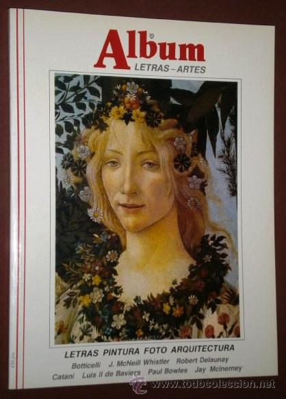 Coleccionismo de revistas y peri&oacute;dicos: Album Letras - Artes N&ordm; 7, Revista cultural editada en Madrid 1985