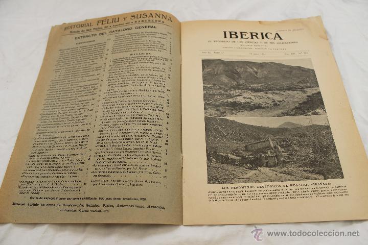 Coleccionismo de revistas y peri&oacute;dicos: REVISTA IBERICA, EL PROGRESO DE LAS CIENCIAS, N&ordm; 529 DE 1924, FENOMENOS MONACHIL GRANADA