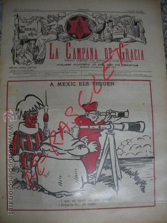 Colecionismo de Revistas e Jornais: - LA CAMPANA DE GRACIA - ANY LVII -  BATALLADA  2981 - BARCELONA    7 D`AGOST    DE 1926  -