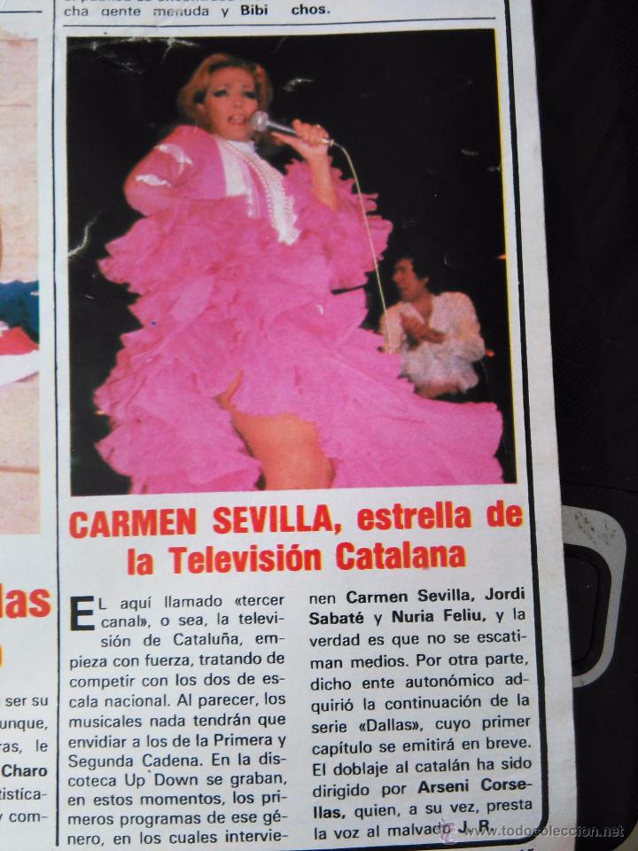 Coleccionismo de Revistas y Peri&oacute;dicos: recorte CARMEN SEVILLA
