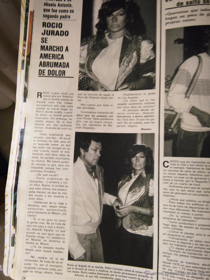 Coleccionismo de Revistas y Peri&oacute;dicos: RECORTE rocio jurado