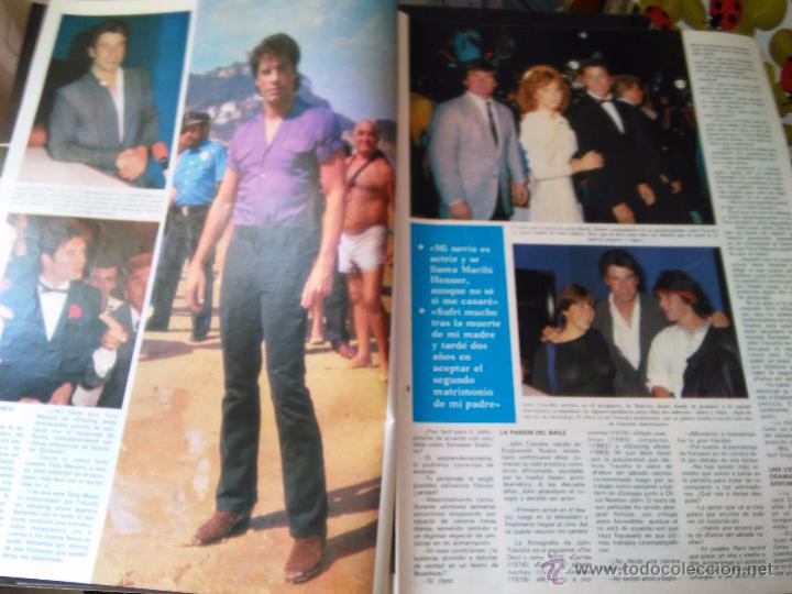 Collezionismo di Riviste e Giornali: RECORTE john travolta en espa&ntilde;a