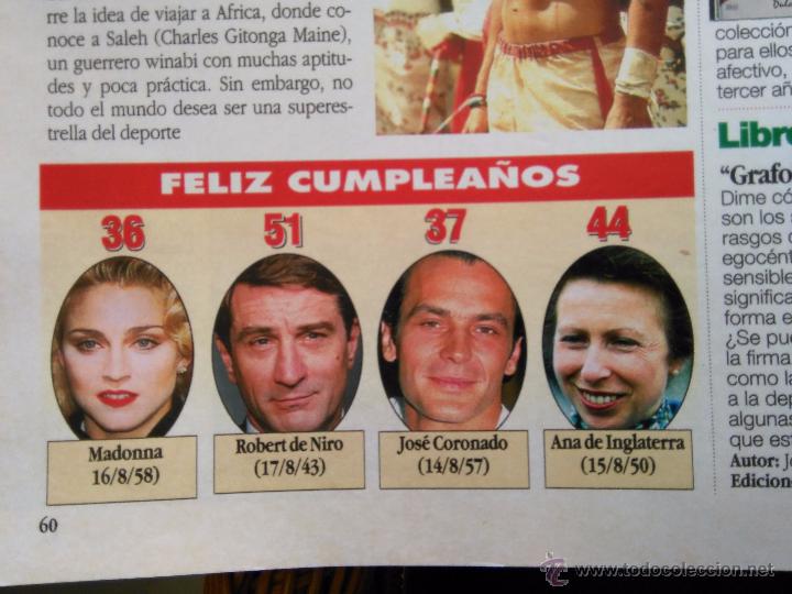 Coleccionismo de Revistas y Peri&oacute;dicos: RECORTE madonna shangay surprise robert de niro jose coronado