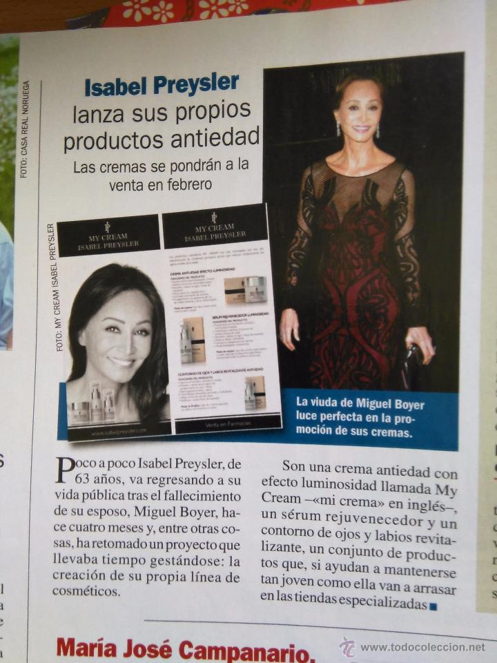 Coleccionismo de Revistas y Peri&oacute;dicos: RECORTE isabel preysler