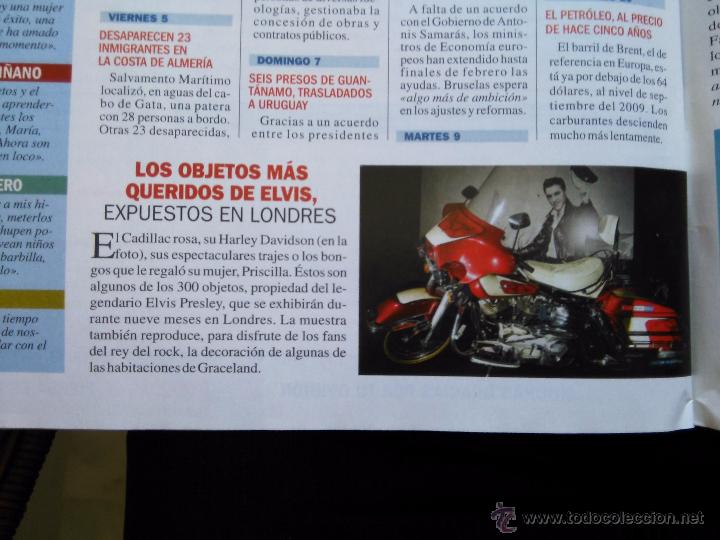 Coleccionismo de revistas y peri&oacute;dicos: RECORTE elvis presley