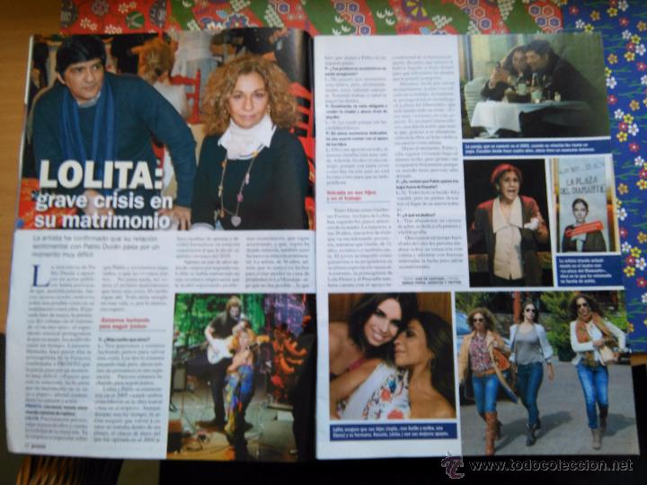 Coleccionismo de revistas y peri&oacute;dicos: recorte lola lolita flores