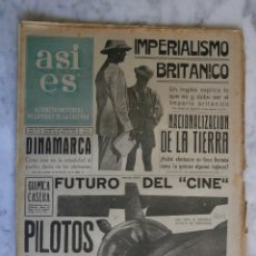 Coleccionismo de Revistas y Periódicos: PERIODICO - ASI ES - IMPERIALISMO BRITANICO - 27 DE JUNIO 1945 Nº 117