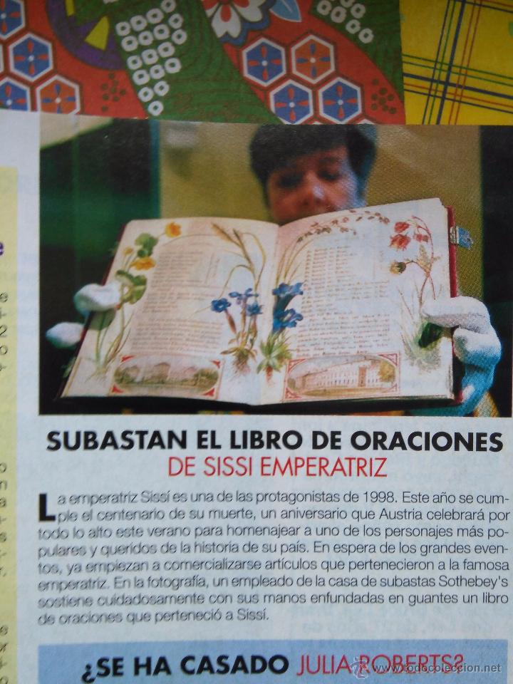 Coleccionismo de Revistas y Peri&oacute;dicos: recorte sissi emperatriz y su libro de oraciones