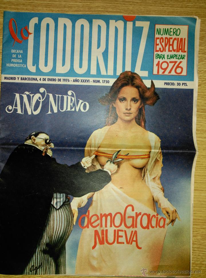 Coleccionismo de Revistas y Peri&oacute;dicos: LA CODORNIZ . ESPECIAL 1976 N&ordm; 1750 ( 4 - ENERO - 1976 )