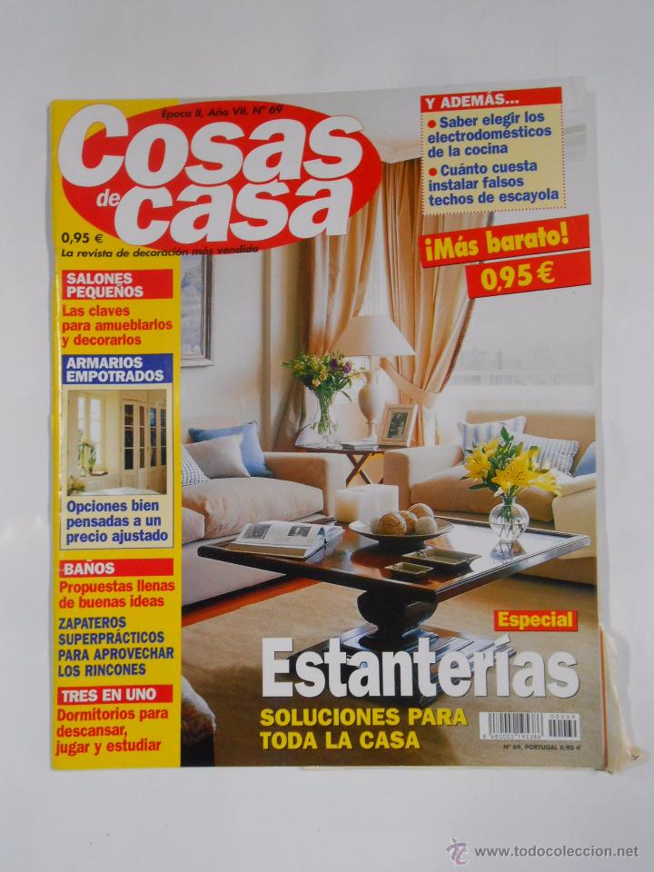 Collectionnisme de Revues et Journaux: REVISTA COSAS DE CASA N&ordm; 69. A&Ntilde;O VII. ESTANTERIAS, SOLUCIONES PARA TODA LA CASA. TDKR12