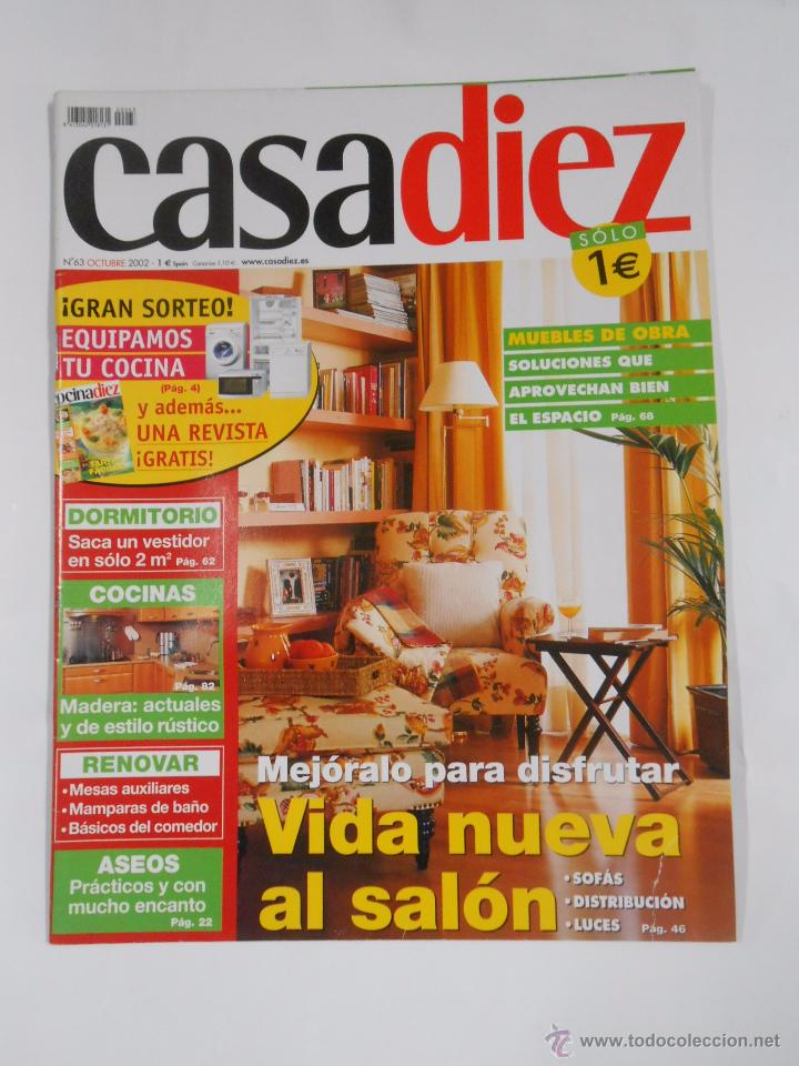 Collectionnisme de Revues et Journaux: REVISTA CASA DIEZ N&ordm; 63. OCTUBRE 2002. VIDA NUEVA AL SALON. TDKR12