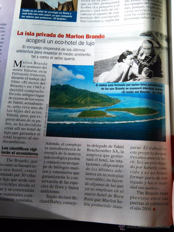 Coleccionismo de Revistas y Peri&oacute;dicos: recorte MARLON BRANDO