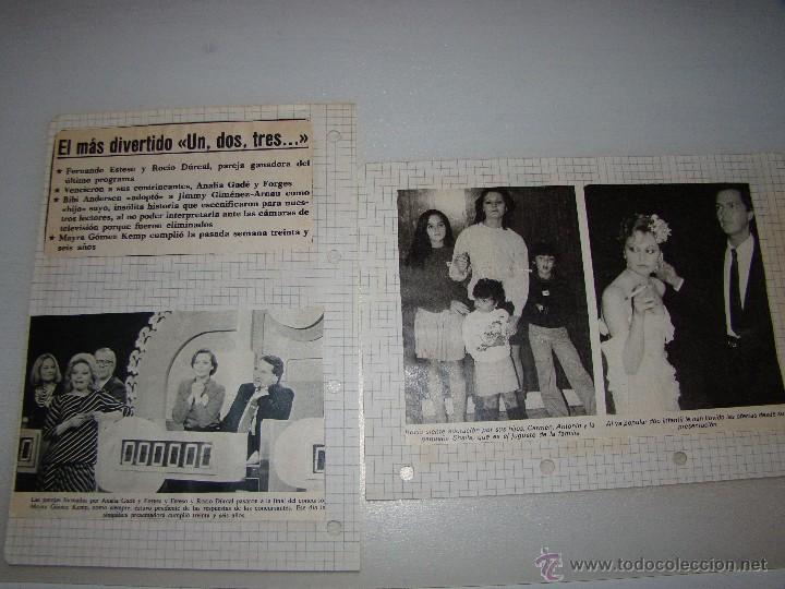 Coleccionismo de Revistas y Peri&oacute;dicos: Gran lote de recortes de prensa de ROC&Iacute;O DURCAL