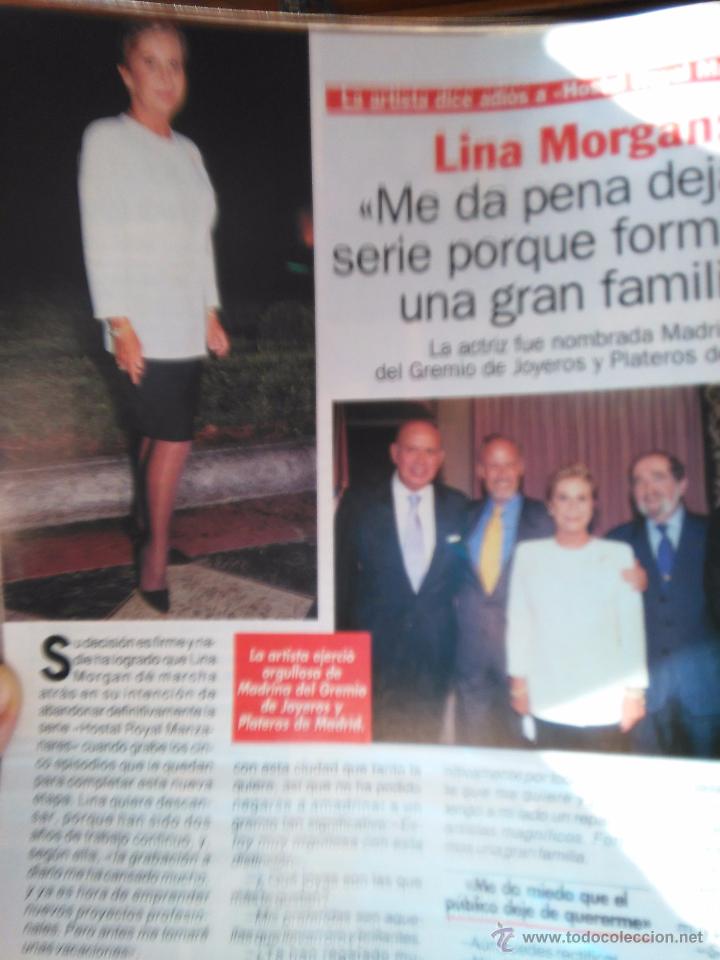 Coleccionismo de Revistas y Peri&oacute;dicos: recorte lina morgan