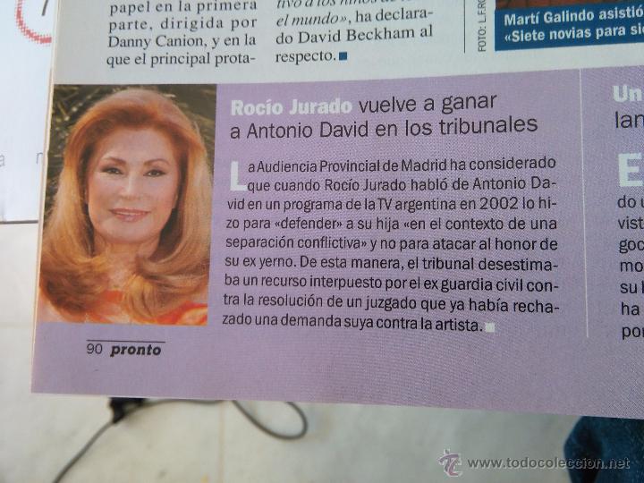 Coleccionismo de Revistas y Peri&oacute;dicos: recorte ROCIO JURADO