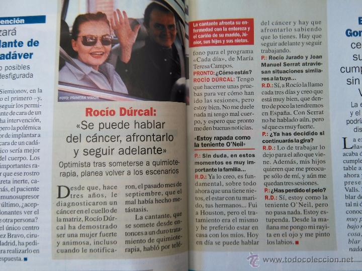 Coleccionismo de Revistas y Peri&oacute;dicos: recorte ROCIO DURCAL JUNIOR