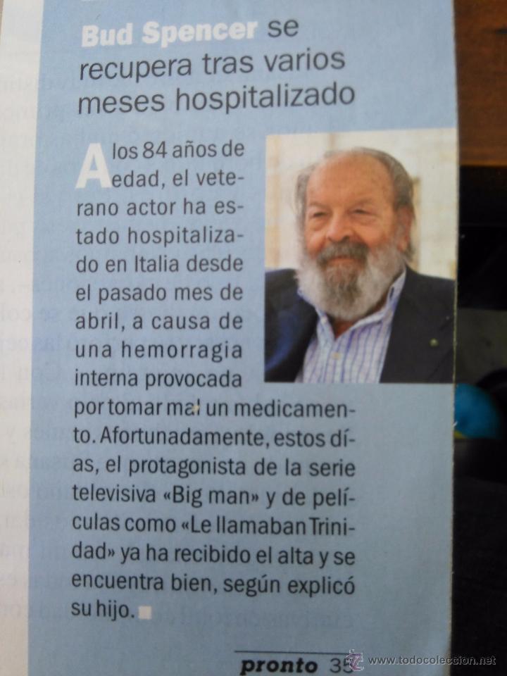 Coleccionismo de Revistas y Peri&oacute;dicos: RECORTE bud spencer