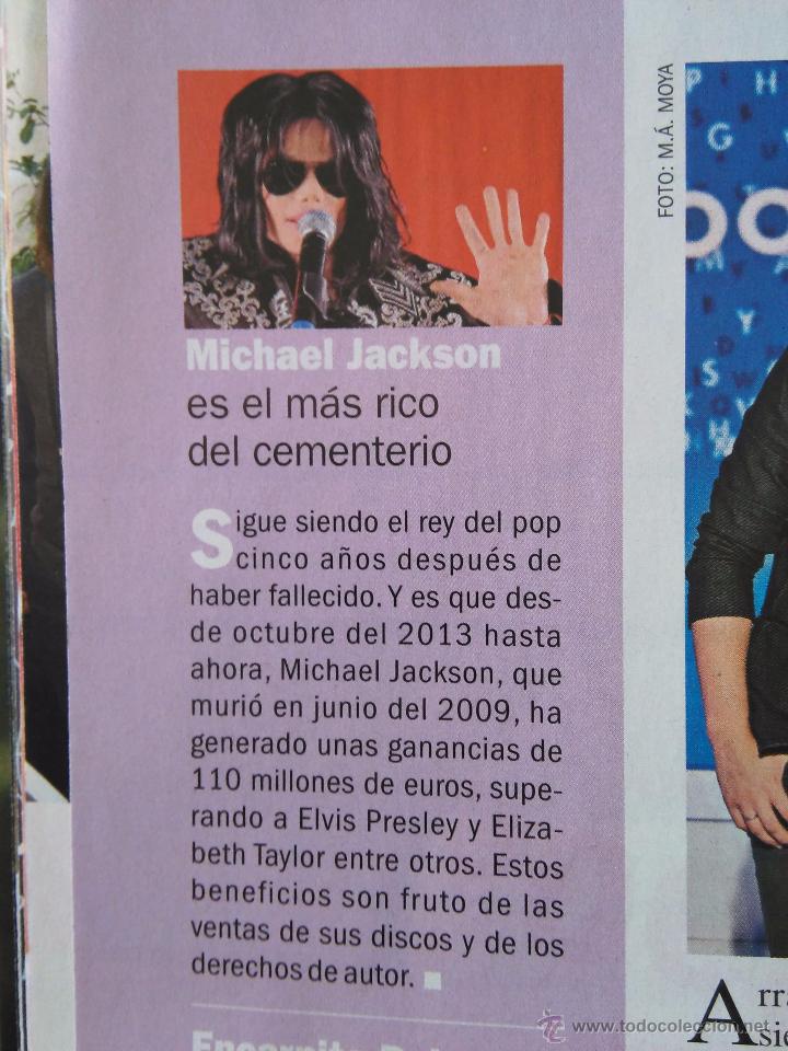 Coleccionismo de revistas y peri&oacute;dicos: recorte michael jackson - Foto 1