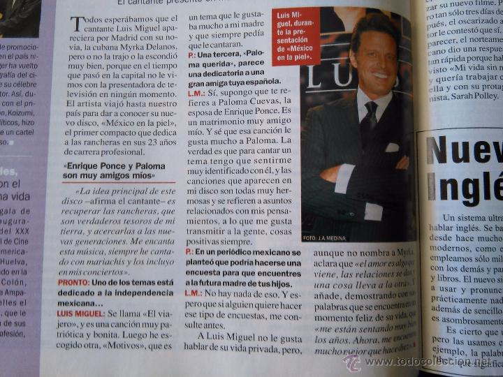 Coleccionismo de Revistas y Peri&oacute;dicos: RECORTE luis miguel