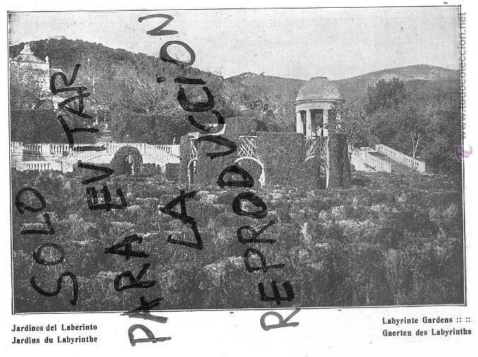 Collectionnisme de Revues et Journaux: BARCELONA 1907 LABERINTO DE HORTA HOJA LIBRO