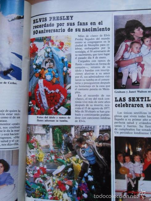 Coleccionismo de revistas y peri&oacute;dicos: recorte elvis presley
