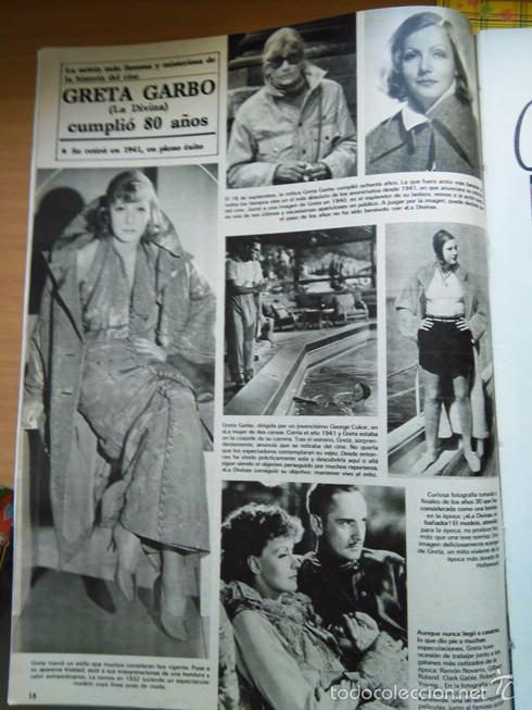 Coleccionismo de Revistas y Peri&oacute;dicos: RECORTE greta garbo