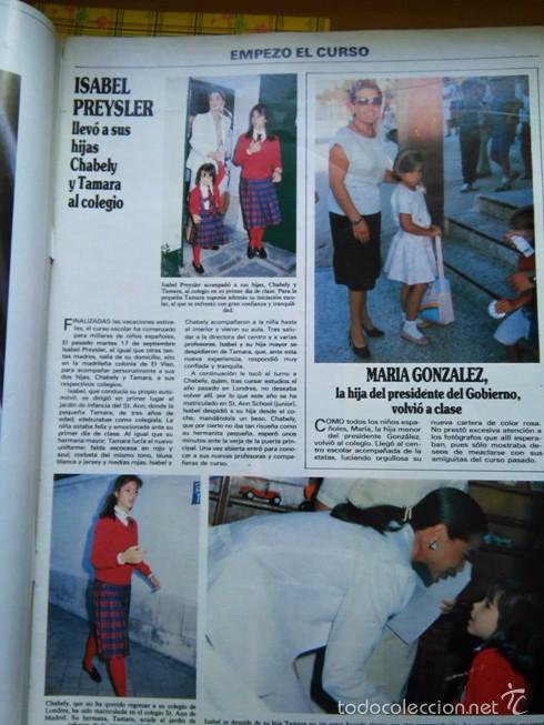 Coleccionismo de Revistas y Peri&oacute;dicos: RECORTE isabel preysler