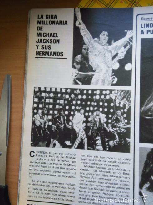 Coleccionismo de revistas y peri&oacute;dicos: recorte michael jackson - Foto 1