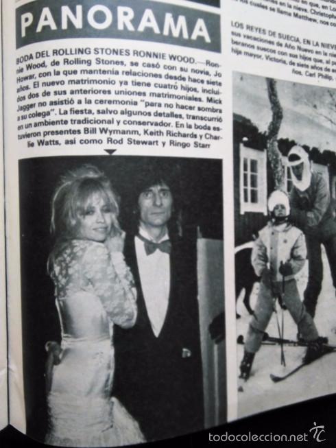 Coleccionismo de Revistas y Peri&oacute;dicos: recorte ronnie wood the rolling stones