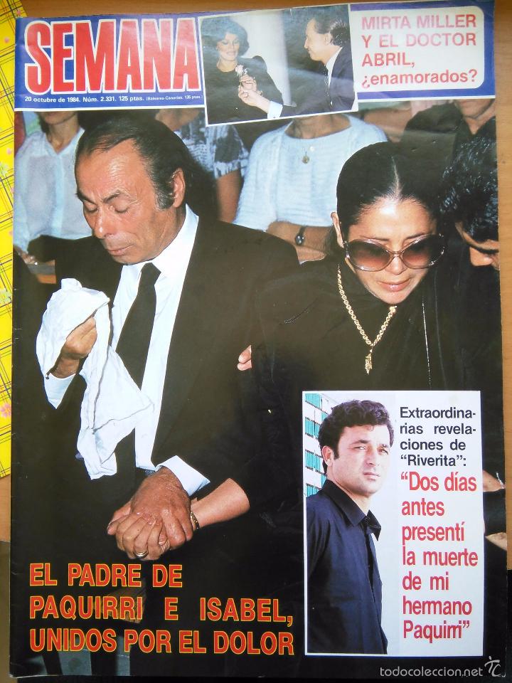 Coleccionismo de Revistas y Peri&oacute;dicos: recorte ISABEL PANTOJA PAQUIRRI