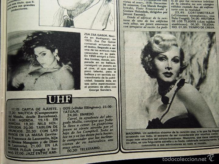Coleccionismo de Revistas y Peri&oacute;dicos: RECORTE madonna zsa zsa gabor