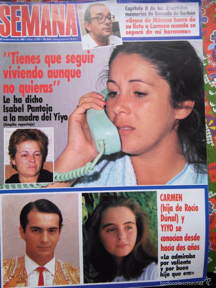 Coleccionismo de Revistas y Peri&oacute;dicos: RECORTE isabel pantoja yiyo
