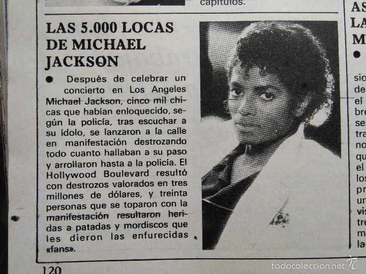 Coleccionismo de revistas y peri&oacute;dicos: RECORTE michael jackson - Foto 1