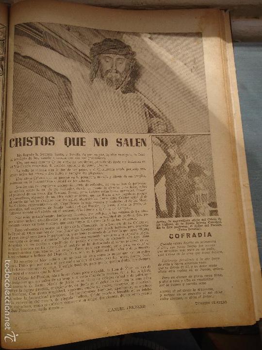 Colecionismo de Revistas e Jornais: bby 1958 hoja - articulo semana santa sevilla cristos que no salen , de los calices y del perdon