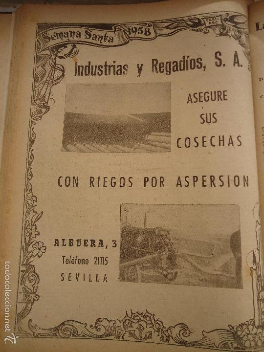 Colecionismo de Revistas e Jornais: bby 1958 hoja - publicidad sevilla industrias y regadios aspersion,,,,