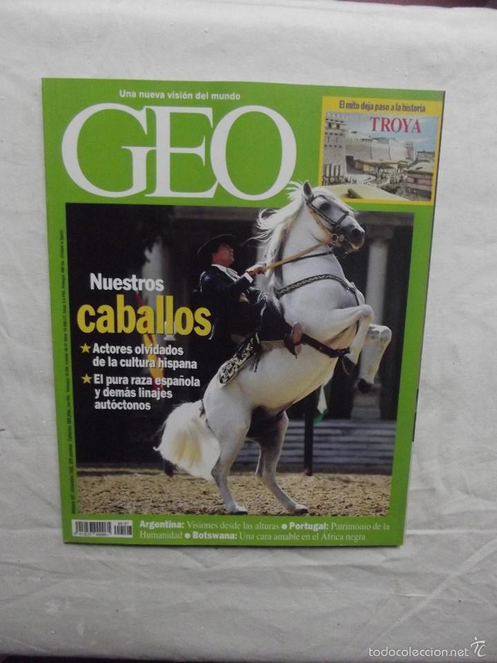 Collection Magazines and Newspapers: REVISTA GEO N&ordm; 107 DICIEMBRE 1995 NUESTROS CABALLOS