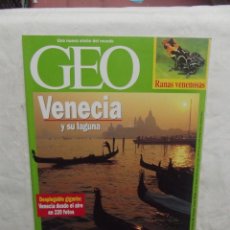 Colecionismo de Revistas e Jornais: REVISTA GEO Nº 110 MARZO 1996 VENECIA Y SU LAGUNA . Lote 55368225