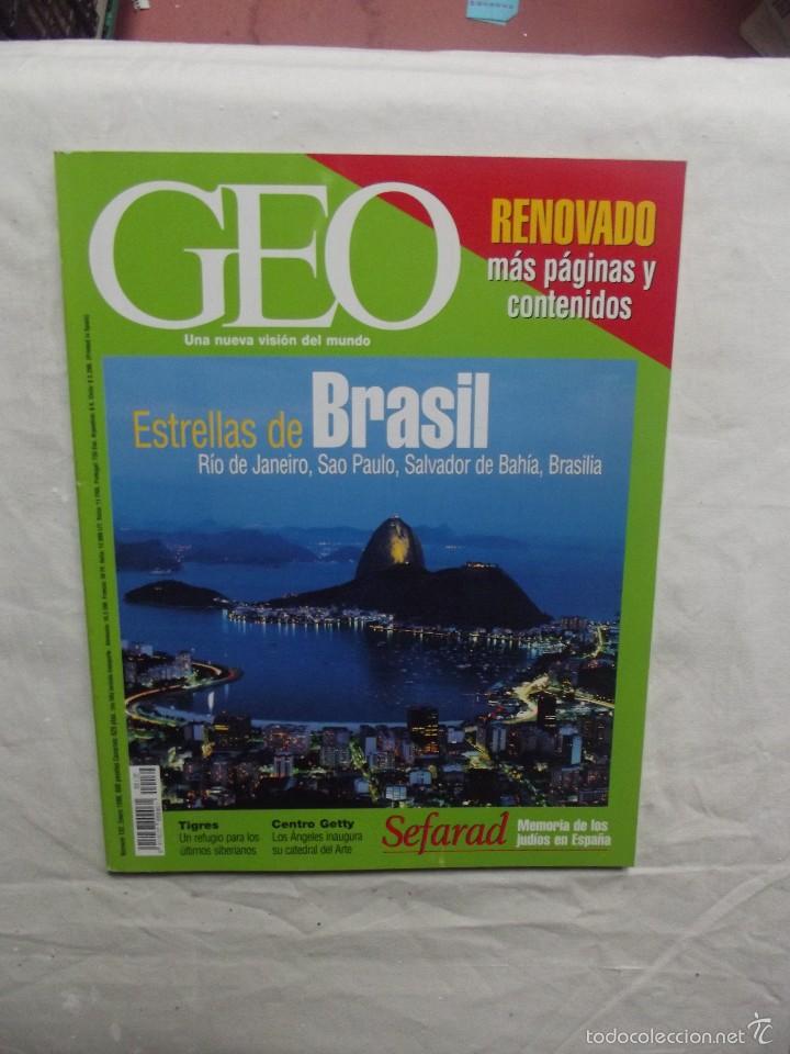 Colecionismo de Revistas e Jornais: REVISTA GEO N&ordm; 132 ENERO  1998 ESTRELLAS DE BRASIL