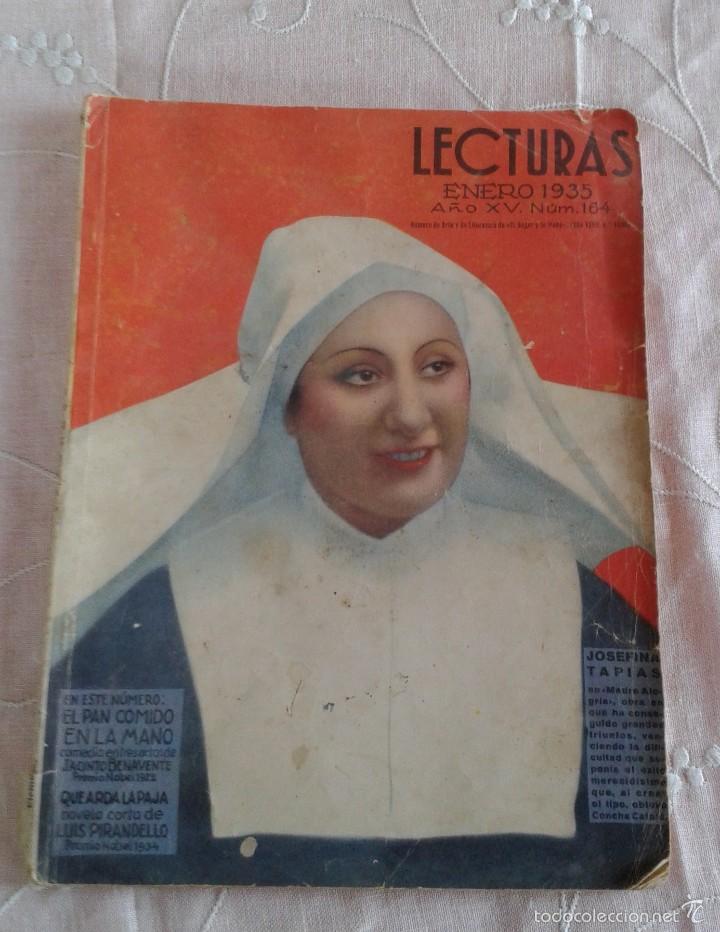Coleccionismo de revistas y peri&oacute;dicos: REVISTA LECTURAS ENERO 1935