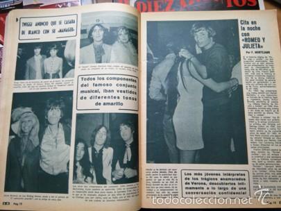 Coleccionismo de revistas y peri&oacute;dicos: RECORTE the beatles los twiggy