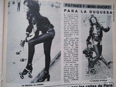 Coleccionismo de revistas y peri&oacute;dicos: recorte marina lante della rovere