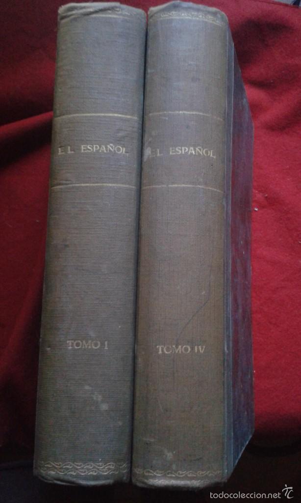 Coleccionismo de revistas y peri&oacute;dicos: SEMANARIO EL ESPA&Ntilde;OL 1953 ,54, 55 - LOTE 37 REVISTAS ENCUADERNADAS EN DOS TOMOS