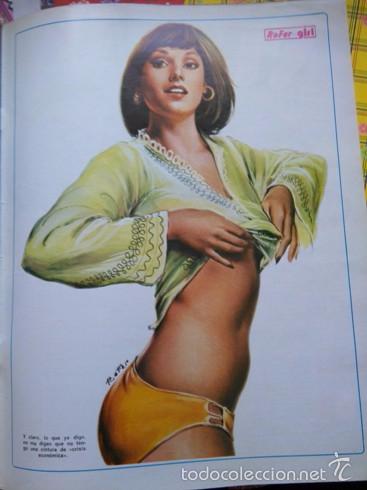 Collezionismo di Riviste e Giornali: RECORTE ROFER GIRL pin up 1974