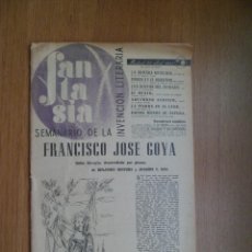 Coleccionismo de Revistas y Periódicos: FANTASÍA-SEMANARIO DE LA INVENCIÓN LITERARIA Nº 8 (ABRIL DE 1945)