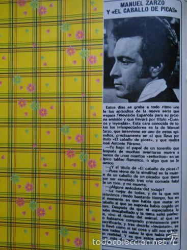 Collezionismo di Riviste e Giornali: recorte manuel zarzo