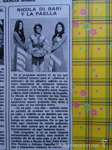 Collezionismo di Riviste e Giornali: recorte maria jose cantudo angela carrasco nicola di bari